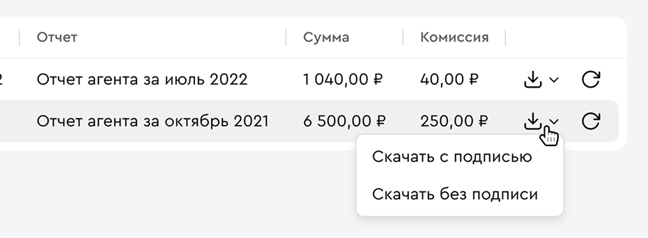 отчеты агента по оплате штрафов из личного кабинета пользователя